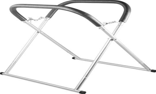 SUPPORTO PARAURTI PIEGHEVOLE GRIGIO/NERO