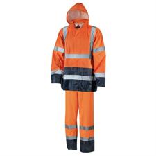 HVRAIO RAINSTORM HV - COMPLETO ANTIPIOGGIA - ORANGE/NAVY