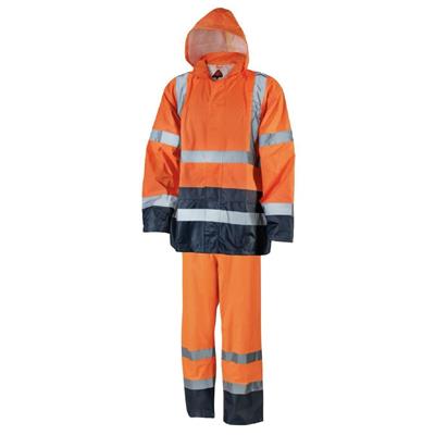HVRAIO RAINSTORM HV - COMPLETO ANTIPIOGGIA - ORANGE/NAVY