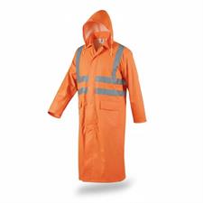 RWOCEO OCEAN RAINCOAT - IMPERMEABILE CON RIFLETTENTE - ORANGE