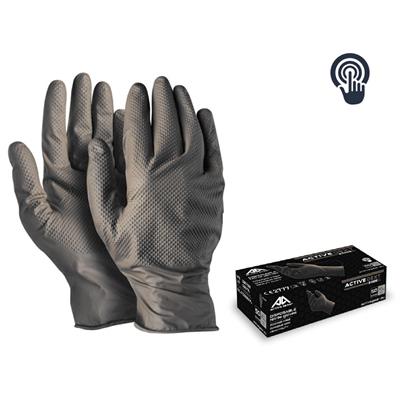 DEXT GUANTI IN NITRILE -8,4 gr-240 mm- 50 PZ - NERI